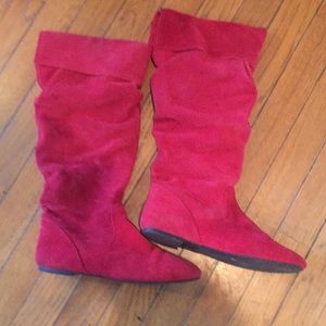 Gianni BINI suede leather boots